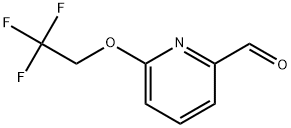 6-(2,2,2-Trifluoroethoxy)-2-pyridinecarboxaldehyde Struktur