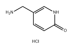 2(1H)-Pyridinone, 5-(aminomethyl)-, hydrochloride (1:1) Struktur