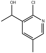 1-(2-Chloro-5-methylpyridin-3-yl)ethanol Struktur