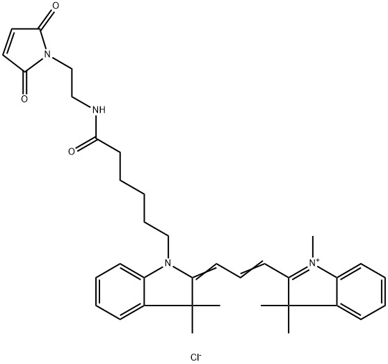 Cyanine3 maleimide 結(jié)構(gòu)式