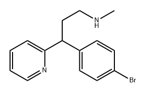 2-Pyridinepropanamine, γ-(4-bromophenyl)-N-methyl-|2-Pyridinepropanamine, γ-(4-bromophenyl)-N-methyl-
