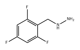 (2,4,6-trifluorophenyl)methyl]hydrazine Struktur