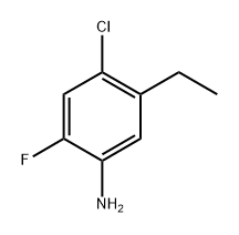 4-氯-5-乙基-2-氟苯胺 結(jié)構(gòu)式