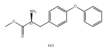 L-Tyrosine, O-phenyl-, methyl ester, hydrochloride (1:1) Struktur