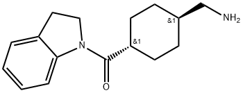 (1r,4r)-4-(2,3-dihydro-1H-indole-1-carbonyl)cyclohexyl]methanamine Structure