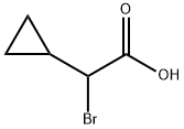 Cyclopropaneacetic acid, α-bromo- Struktur