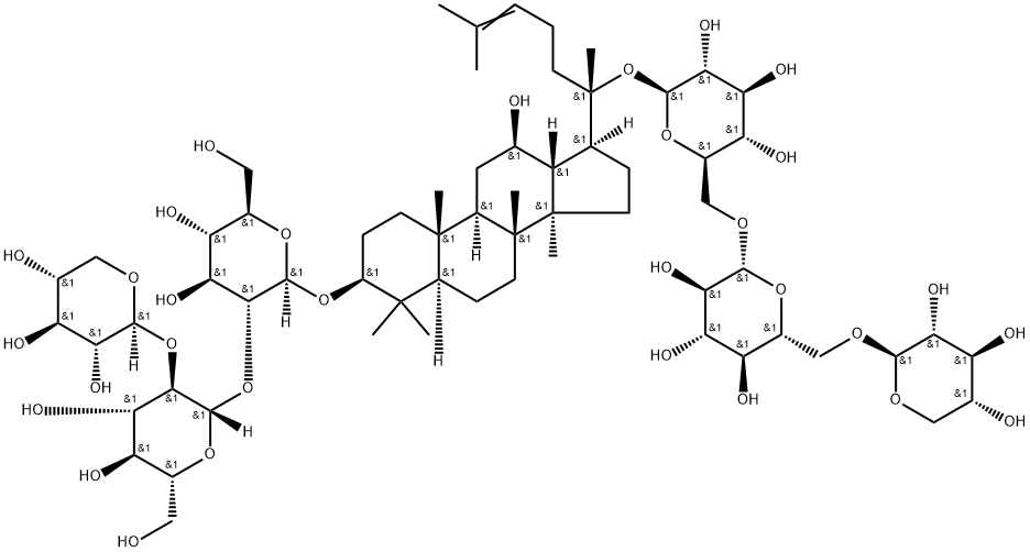 Notoginsenoside D Struktur