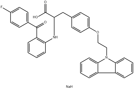 Chiglitazar Struktur