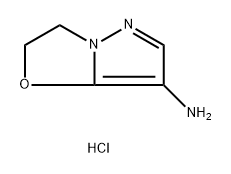 Pyrazolo[5,1-b]oxazol-7-amine, 2,3-dihydro-, hydrochloride (1:1) Struktur