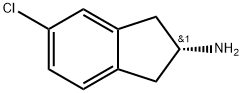 (R)-5-chloro-2,3-dihydro-1H-inden-2-amine Struktur
