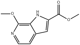 methyl 7-methoxy-1H-pyrrolo[2,3-c]pyridine-2-carboxylate Structure