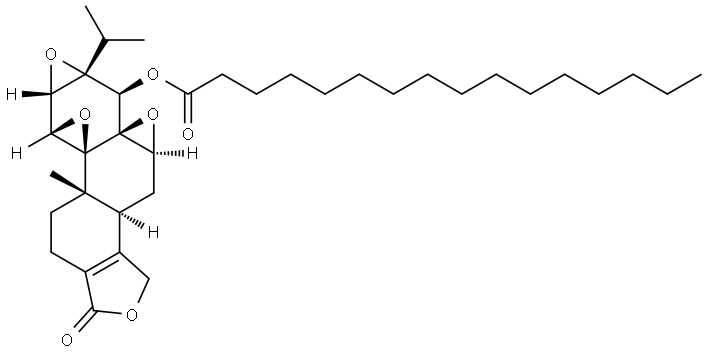 Triptolide palmitate Struktur