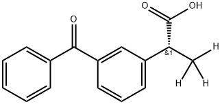 (R)-(-)-Ketoprofen-d3 Struktur