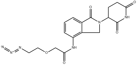 Lenalidomide-PEG1-azide Structure