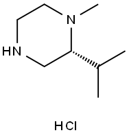 (2R)-2-isopropyl-1-methylpiperazine dihydrochloride Struktur