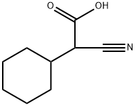 Cyclohexaneacetic acid, α-cyano- Struktur