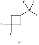 Potassium (3,3-difluorocyclobutyl)trifluoroborate Struktur