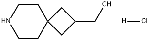 7-Azaspiro[3.5]nonane-2-methanol, hydrochloride (1:1) Struktur
