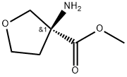 (S)-Methyl?3-aminooxolane-3-carboxylate Struktur