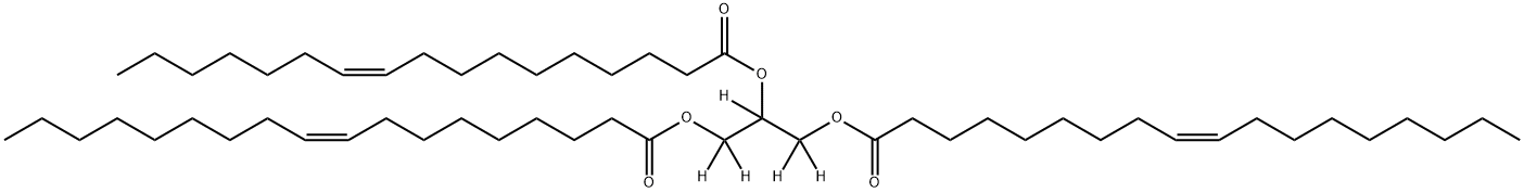 9-Octadecenoic acid (9Z)-, 1,1'-[2-[[(10Z)-1-oxo-10-heptadecen-1-yl]oxy]-1,3-propanediyl-1,1,2,3,3-d5] ester Struktur