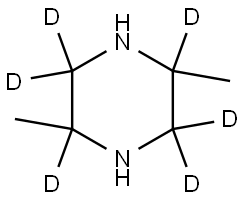 2,5-dimethylpiperazine-2,3,3,5,6,6-d6 Struktur