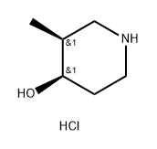 4-Piperidinol, 3-methyl-, hydrochloride (1:1), (3S,4R)-|(3S,4R)-3-甲基哌啶-4-醇鹽酸鹽