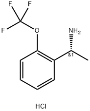(R)-1-(2-(三氟甲氧基)苯基)乙胺鹽酸鹽, 2413120-39-3, 結(jié)構(gòu)式