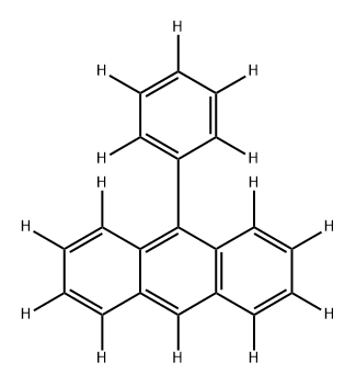 Anthracene-1,2,3,4,5,6,7,8,9-d9, 10-(phenyl-2,3,4,5,6-d5)- Struktur