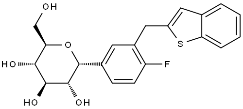 	Ipragliflozin α-isomer Struktur