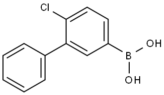 Boronic acid, B-(6-chloro[1,1′-biphenyl]-3-yl)- Struktur