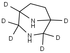 3,8-diazabicyclo[3.2.1]octane-1,2,2,4,4,5-d6 Struktur