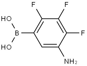 Boronic acid, B-(5-amino-2,3,4-trifluorophenyl)- Struktur