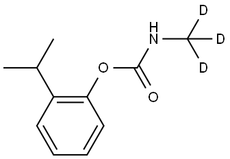 Isoprocarb-d3 Struktur