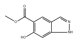 Methyl 6-hydroxy-1H-indazole-5-carboxylate Struktur