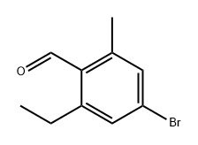 4-Bromo-2-ethyl-6-methylbenzaldehyde Struktur