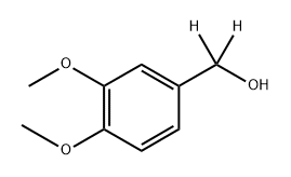Benzenemethan-d2-ol, 3,4-dimethoxy- (9CI) Struktur