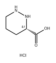 3-Pyridazinecarboxylic acid, hexahydro-, hydrochloride (1:2), (3S)- Struktur