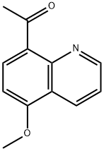 1-(5-methoxyquinolin-8-yl)ethanone Struktur