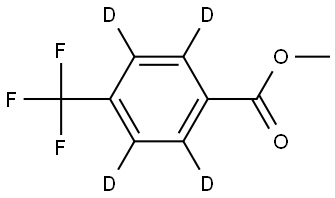 methyl 4-(trifluoromethyl)benzoate-2,3,5,6-d4 Struktur