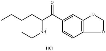 N-ethyl Hexylone (hydrochloride) Structure