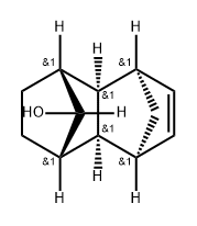1,4:5,8-Dimethanonaphthalen-9-ol, 1,4,4a,5,6,7,8,8a-octahydro-, stereo isomer Struktur