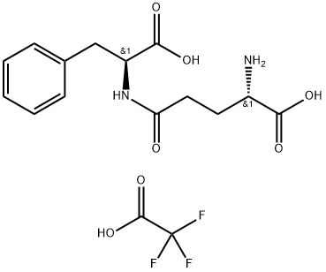 H-γ-Glu-Phe-OH trifluoroacetate Struktur