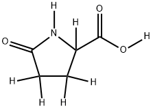 Proline-carboxy,1,2,3,3,4,4-d7, 5-oxo- (9CI) Struktur