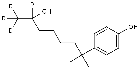 Nonylphenol Related Compound 1-d4 Struktur