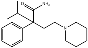 α-Isopropyl-α-phenyl-1-piperidinebutyramide Struktur