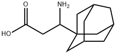 Tricyclo[3.3.1.13,7]decane-1-propanoic acid, β-amino- Struktur