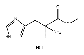 Histidine, α-methyl-, methyl ester, dihydrochloride (9CI) Struktur