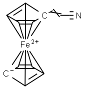 1-(Ferrocenyl)Acrylonitrile Structure