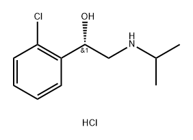 d-Chlorprenaline hydrochloride Struktur