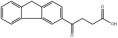 9H-Fluorene-3-butanoic acid, γ-oxo- Struktur